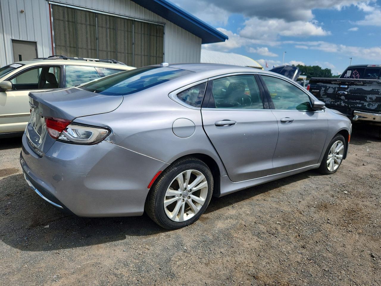 2015 Chrysler 200 Limited Silver vin: 1C3CCCAB4FN744044