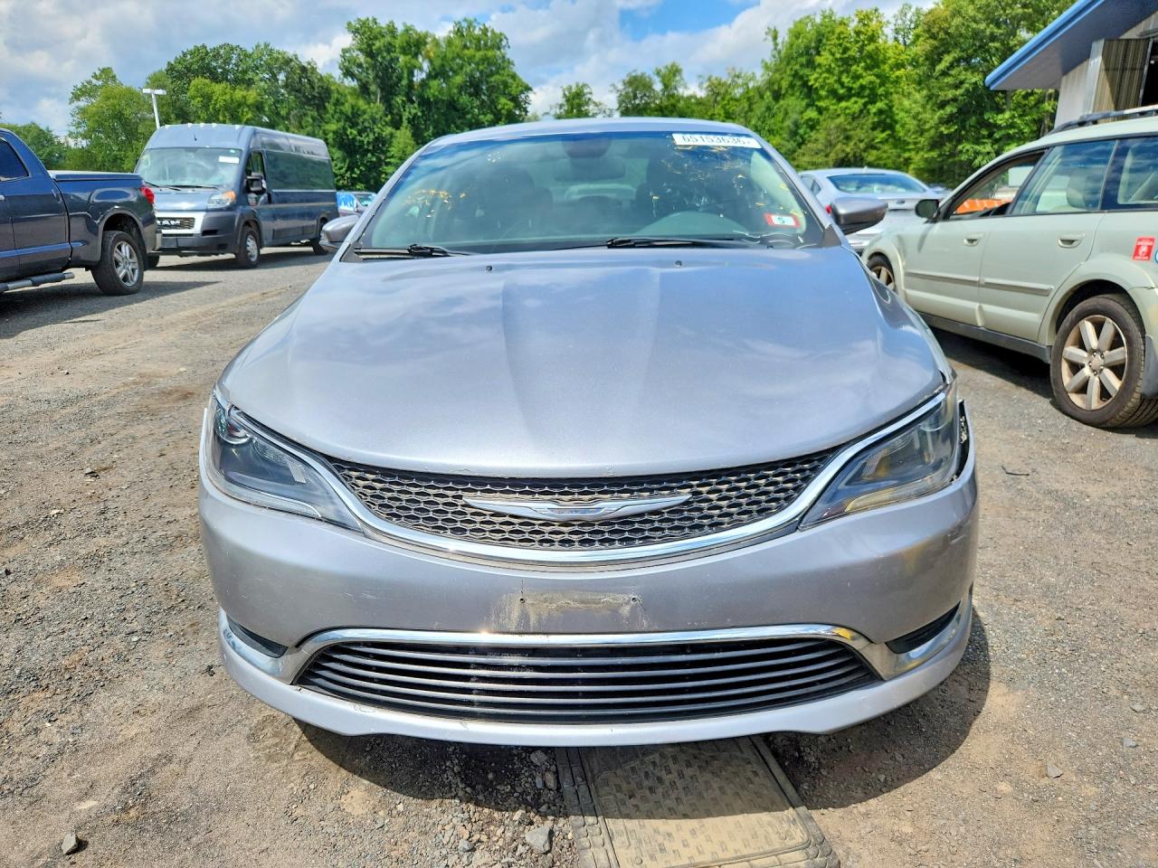 2015 Chrysler 200 Limited Silver vin: 1C3CCCAB4FN744044