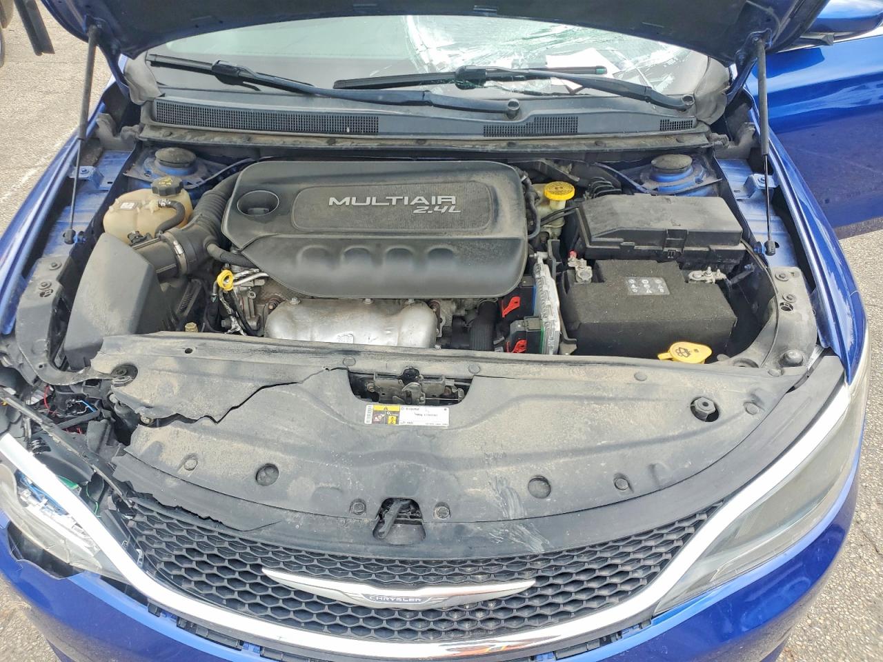 2015 Chrysler 200 Limited Синий vin: 1C3CCCAB4FN745579