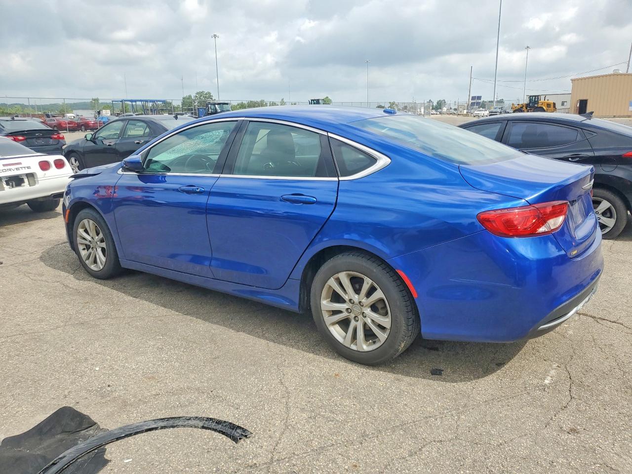 2015 Chrysler 200 Limited Синий vin: 1C3CCCAB4FN745579
