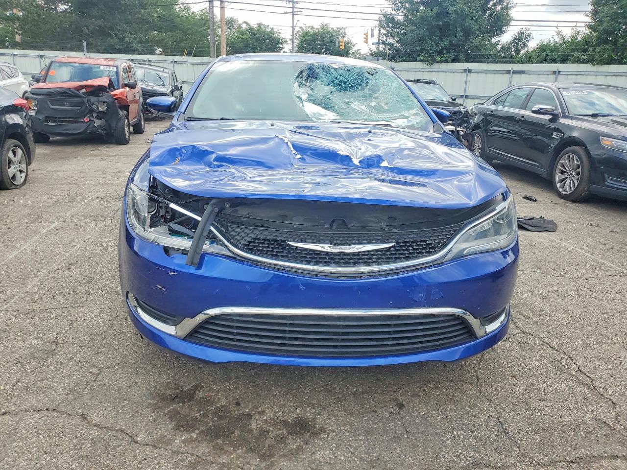 2015 Chrysler 200 Limited Синий vin: 1C3CCCAB4FN745579