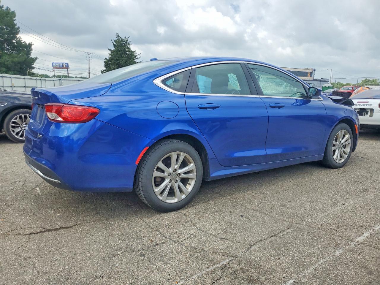 2015 Chrysler 200 Limited Синий vin: 1C3CCCAB4FN745579
