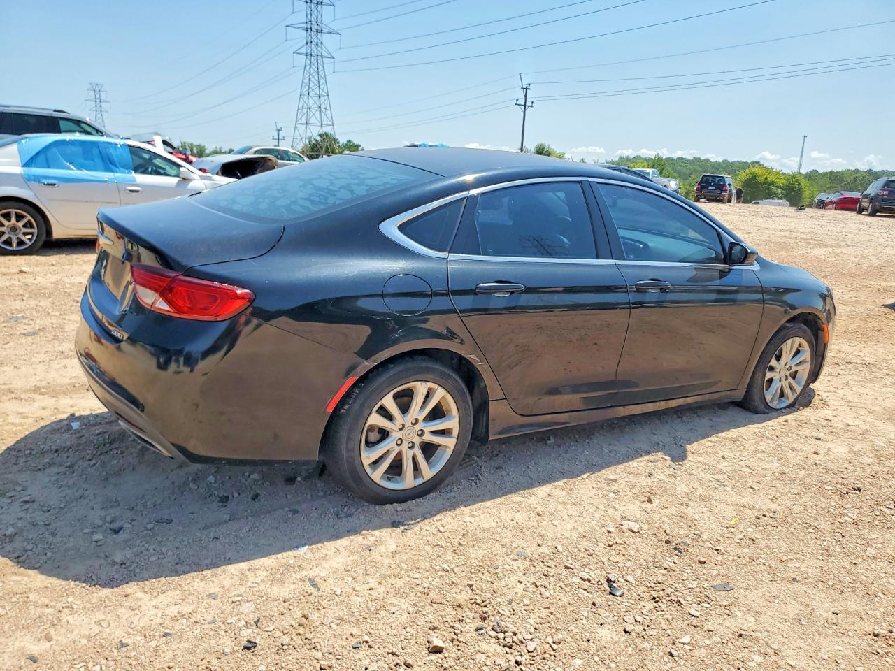 2015 Chrysler 200 Limited Black vin: 1C3CCCAB4FN748109