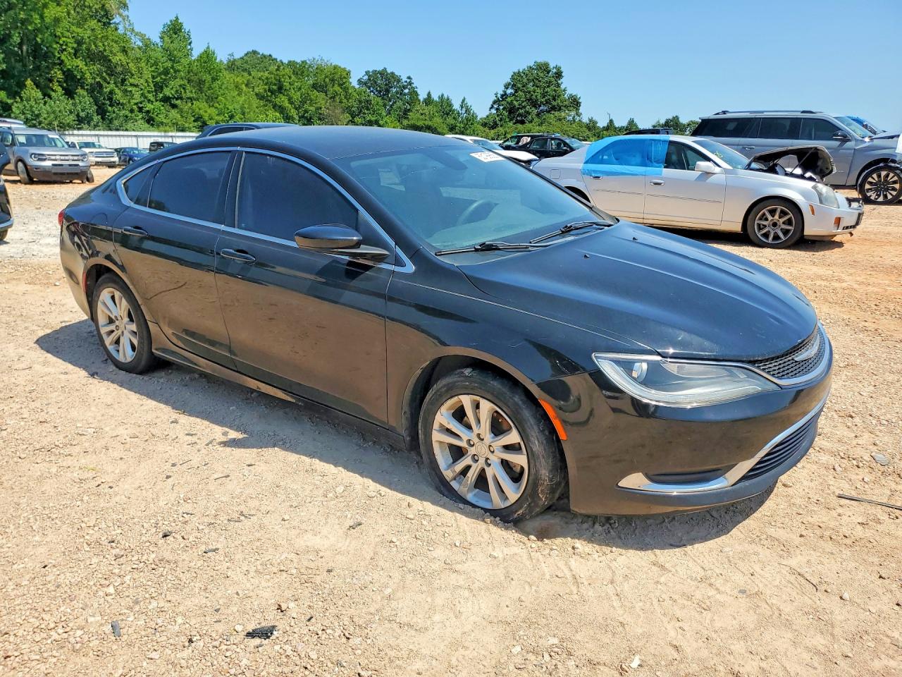 2015 Chrysler 200 Limited Black vin: 1C3CCCAB4FN748109