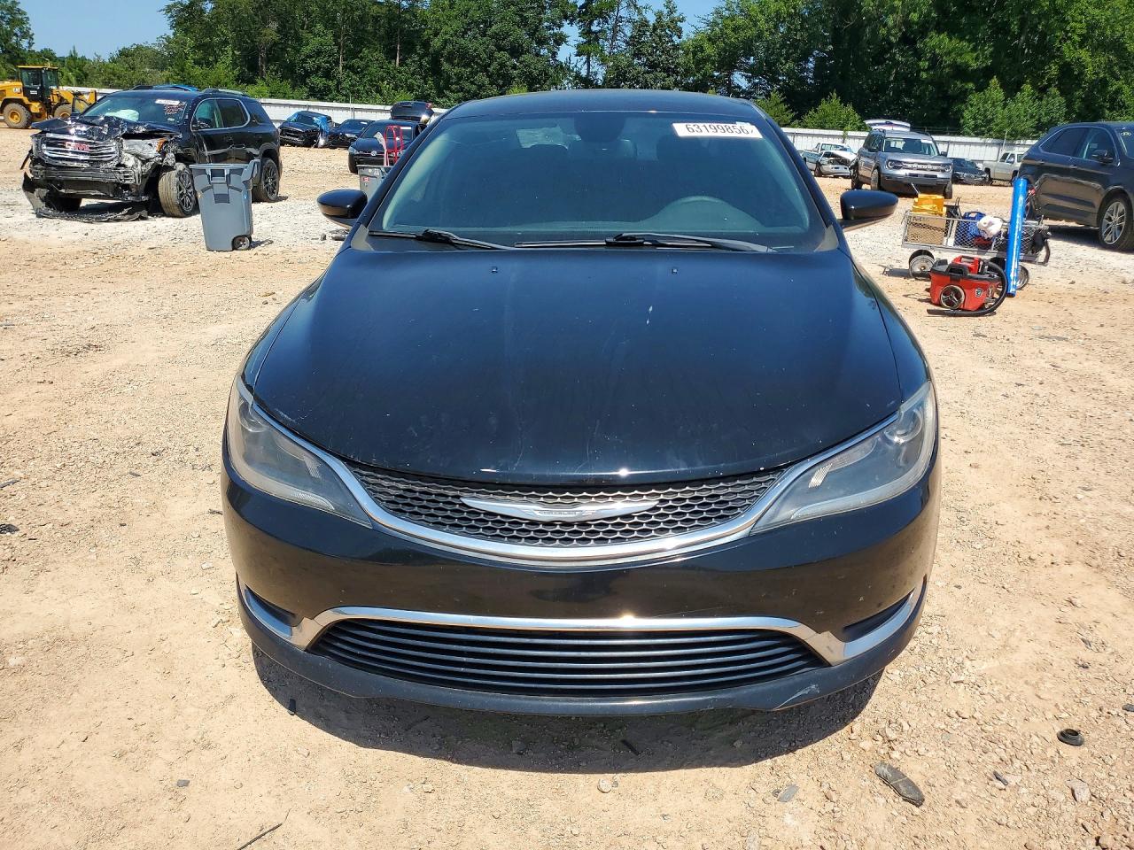 2015 Chrysler 200 Limited Black vin: 1C3CCCAB4FN748109