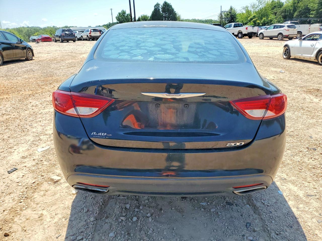 2015 Chrysler 200 Limited Black vin: 1C3CCCAB4FN748109