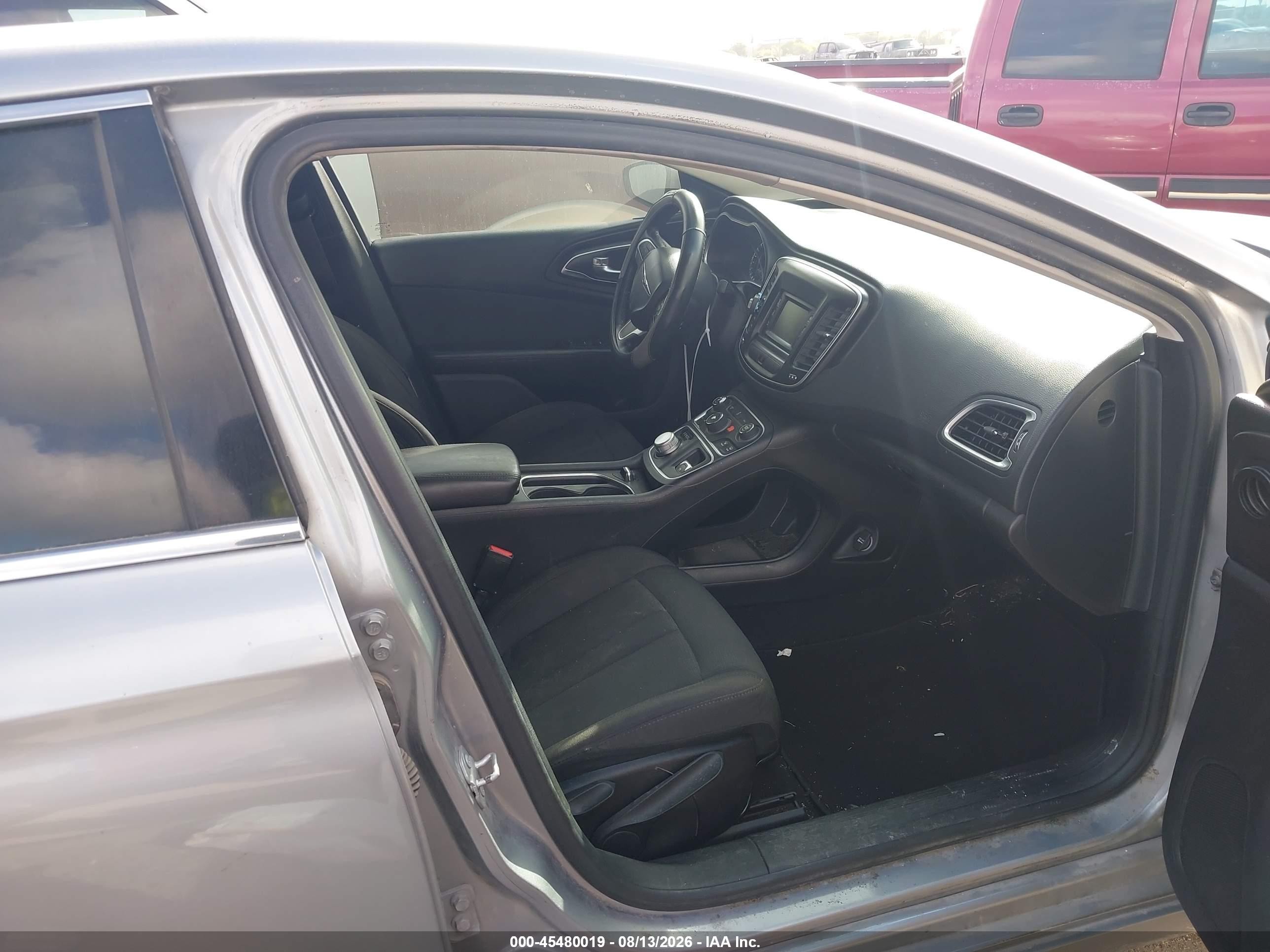 2015 Chrysler 200 Limited Gray vin: 1C3CCCAB4FN754394