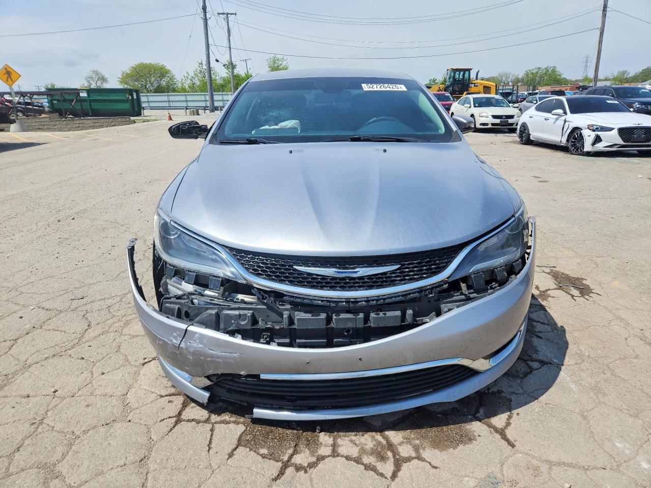 2016 Chrysler 200 Limited Silver vin: 1C3CCCAB4GN115921
