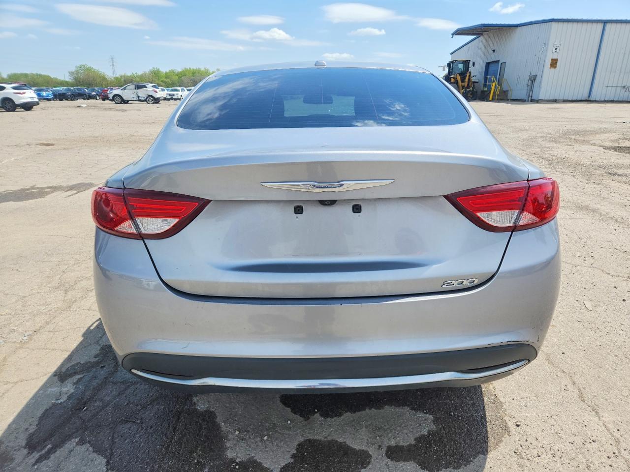 2016 Chrysler 200 Limited Silver vin: 1C3CCCAB4GN115921