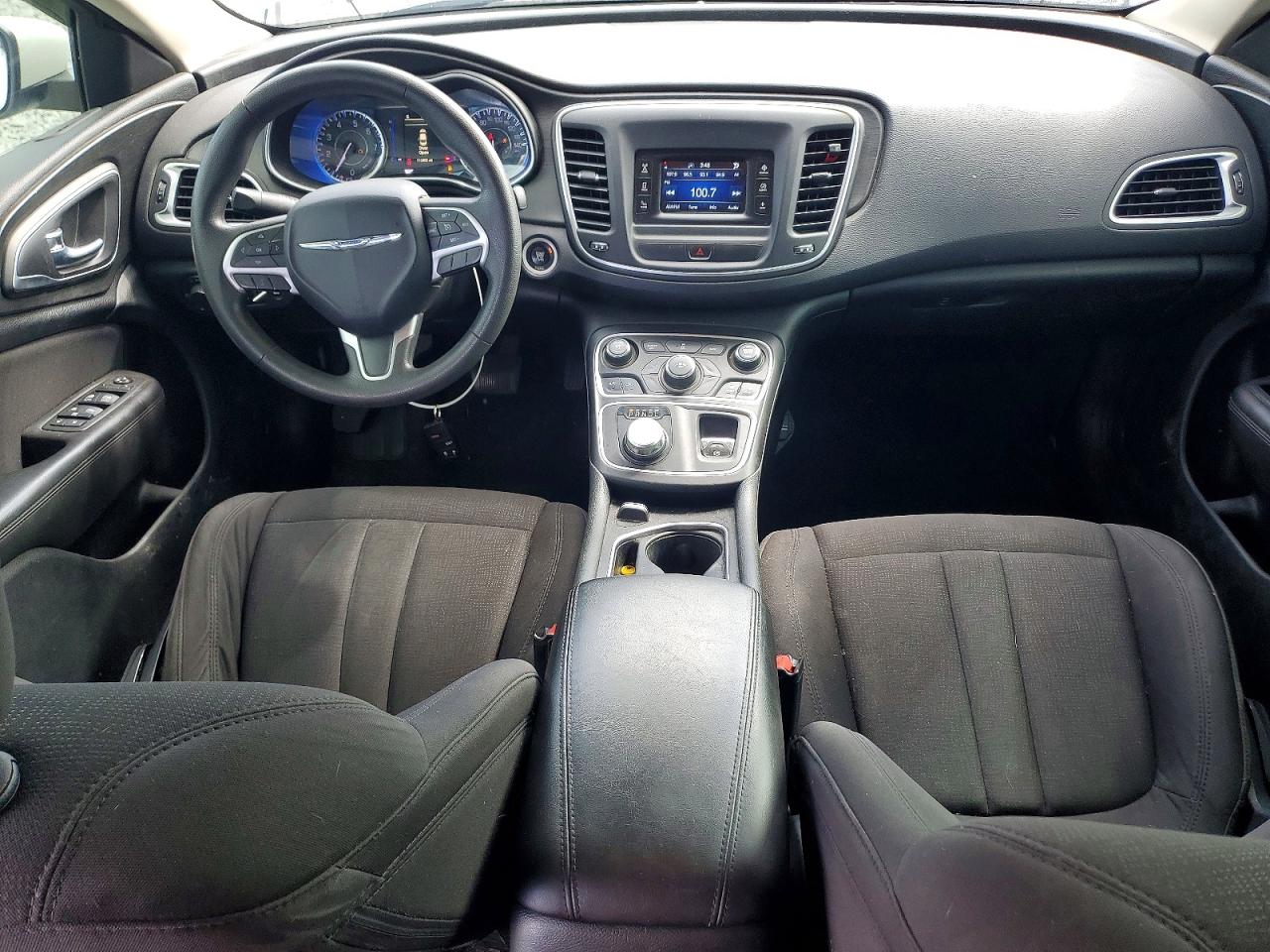 2015 Chrysler 200 Limited White vin: 1C3CCCAB5FN570159