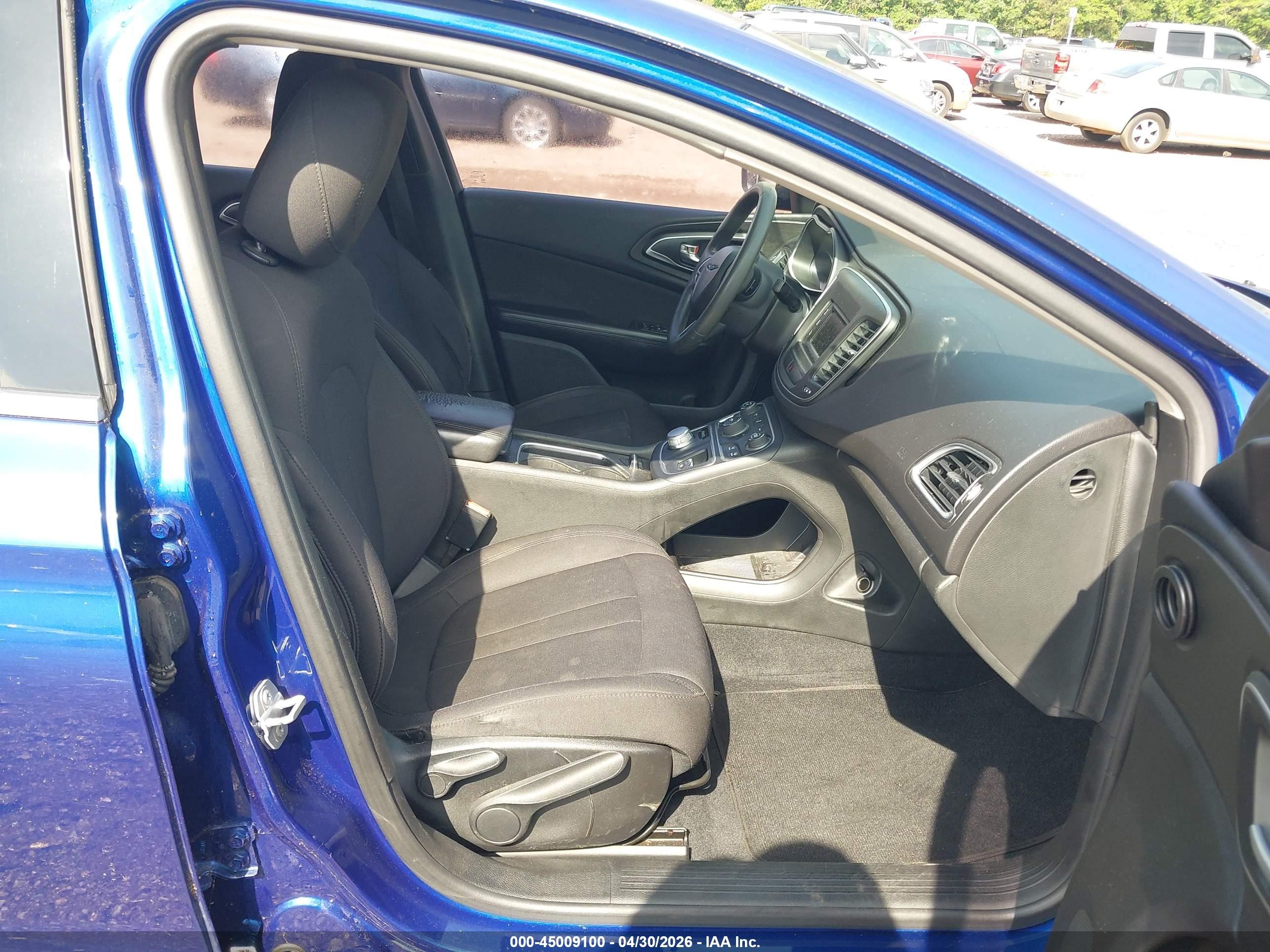 2015 Chrysler 200 Limited Blue vin: 1C3CCCAB5FN579895