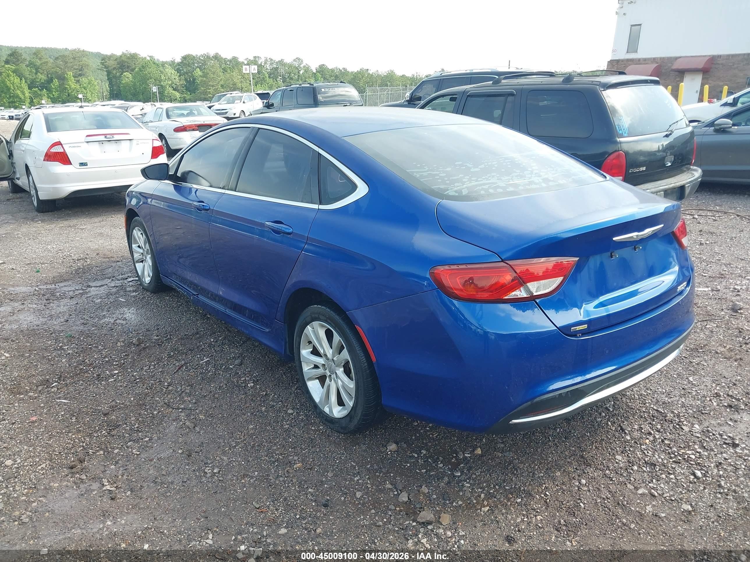 2015 Chrysler 200 Limited Blue vin: 1C3CCCAB5FN579895