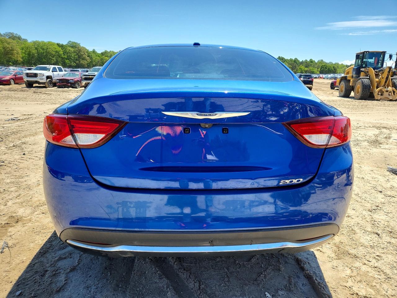 2015 Chrysler 200 Limited Blue vin: 1C3CCCAB5FN607730