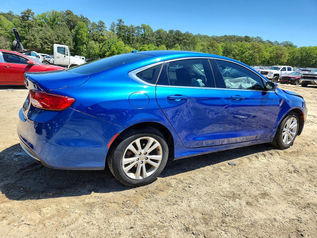 2015 Chrysler 200 Limited Blue vin: 1C3CCCAB5FN607730
