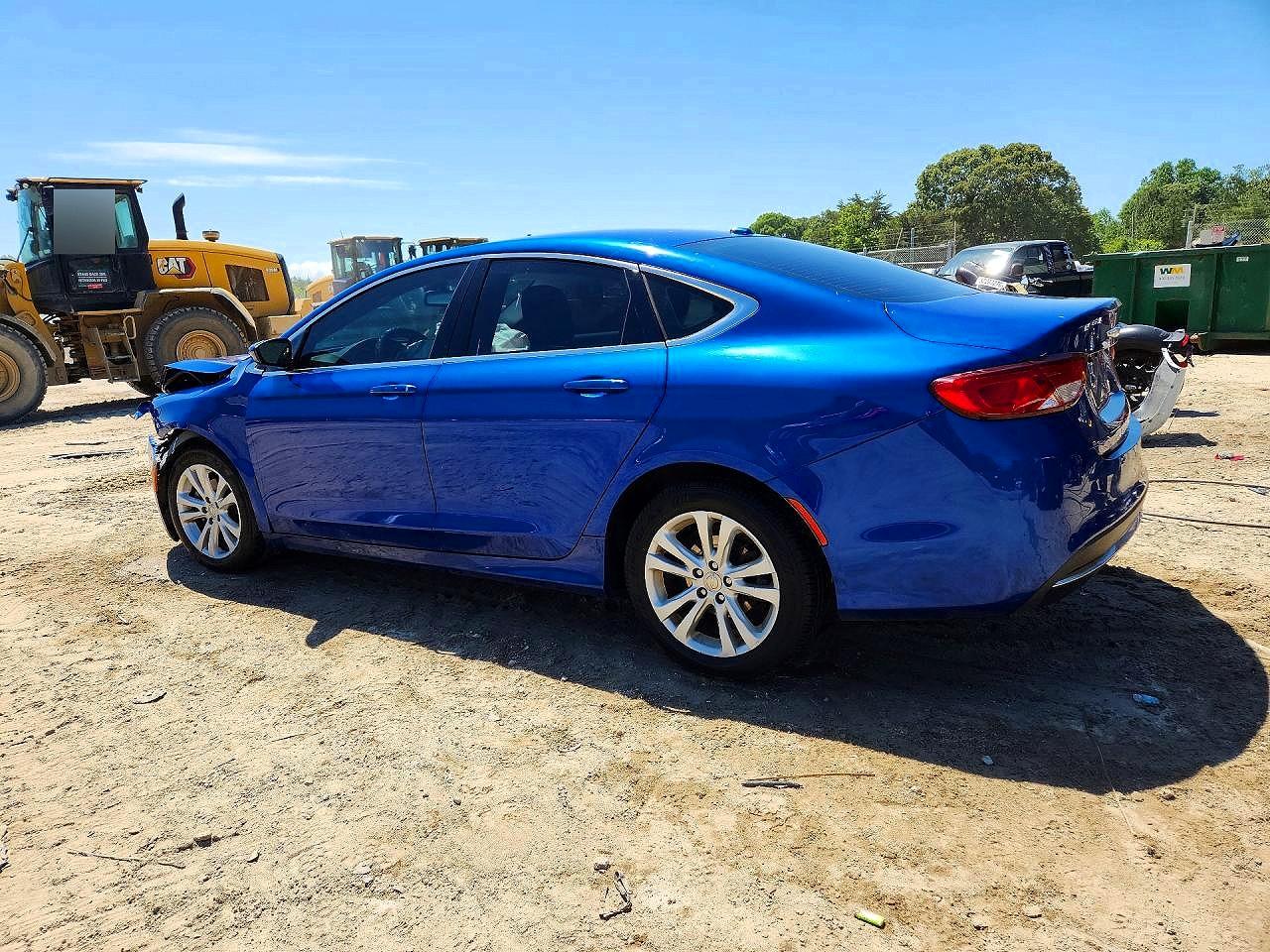 2015 Chrysler 200 Limited Blue vin: 1C3CCCAB5FN607730