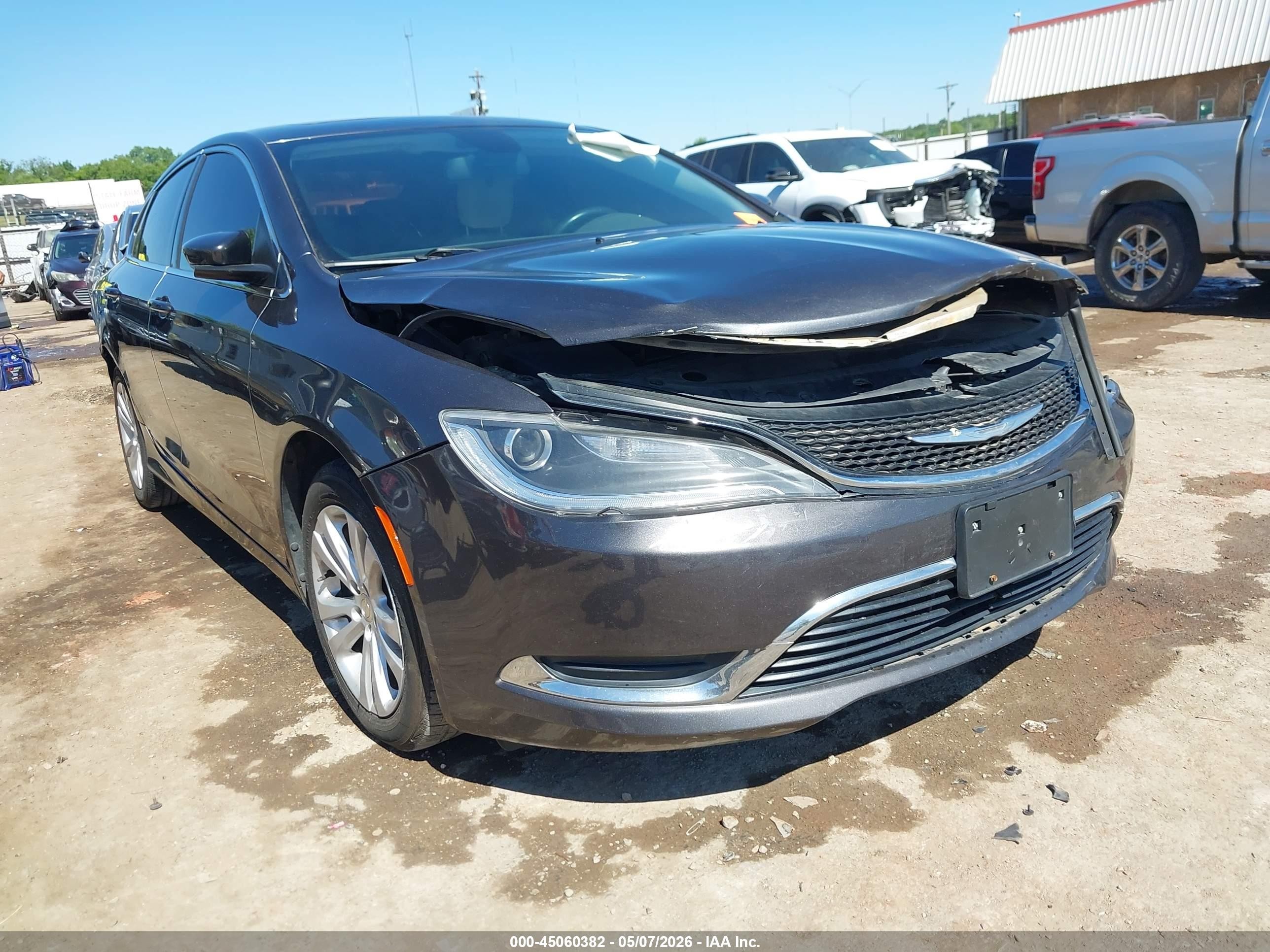 2015 Chrysler 200 Limited Черный vin: 1C3CCCAB5FN610854