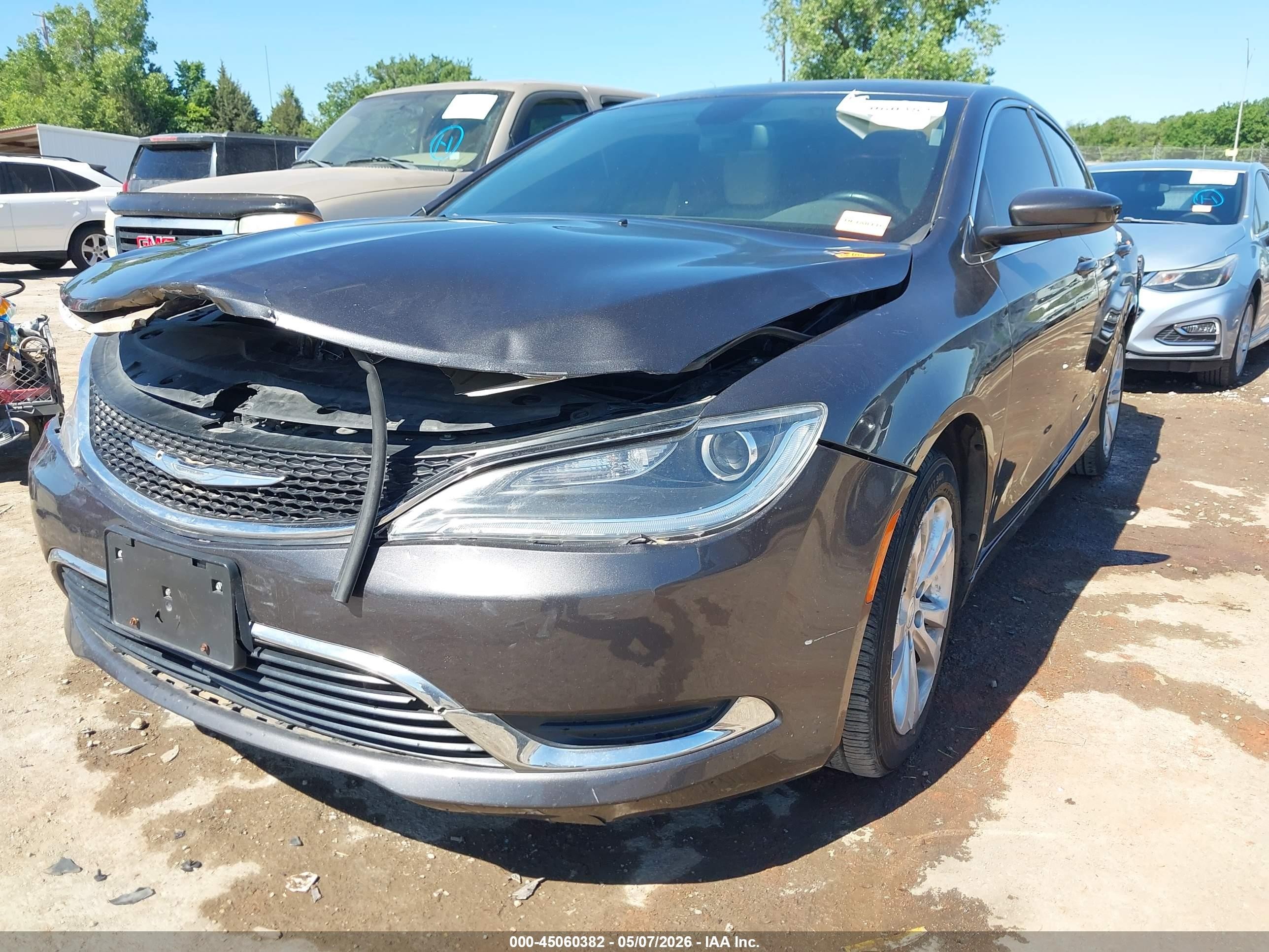 2015 Chrysler 200 Limited Черный vin: 1C3CCCAB5FN610854