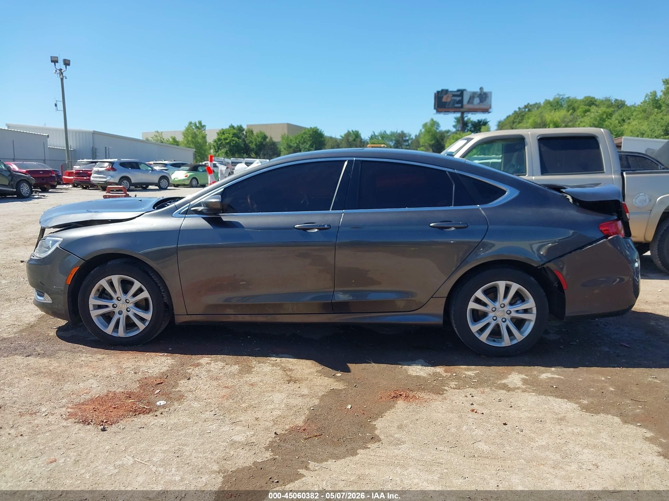 2015 Chrysler 200 Limited Черный vin: 1C3CCCAB5FN610854