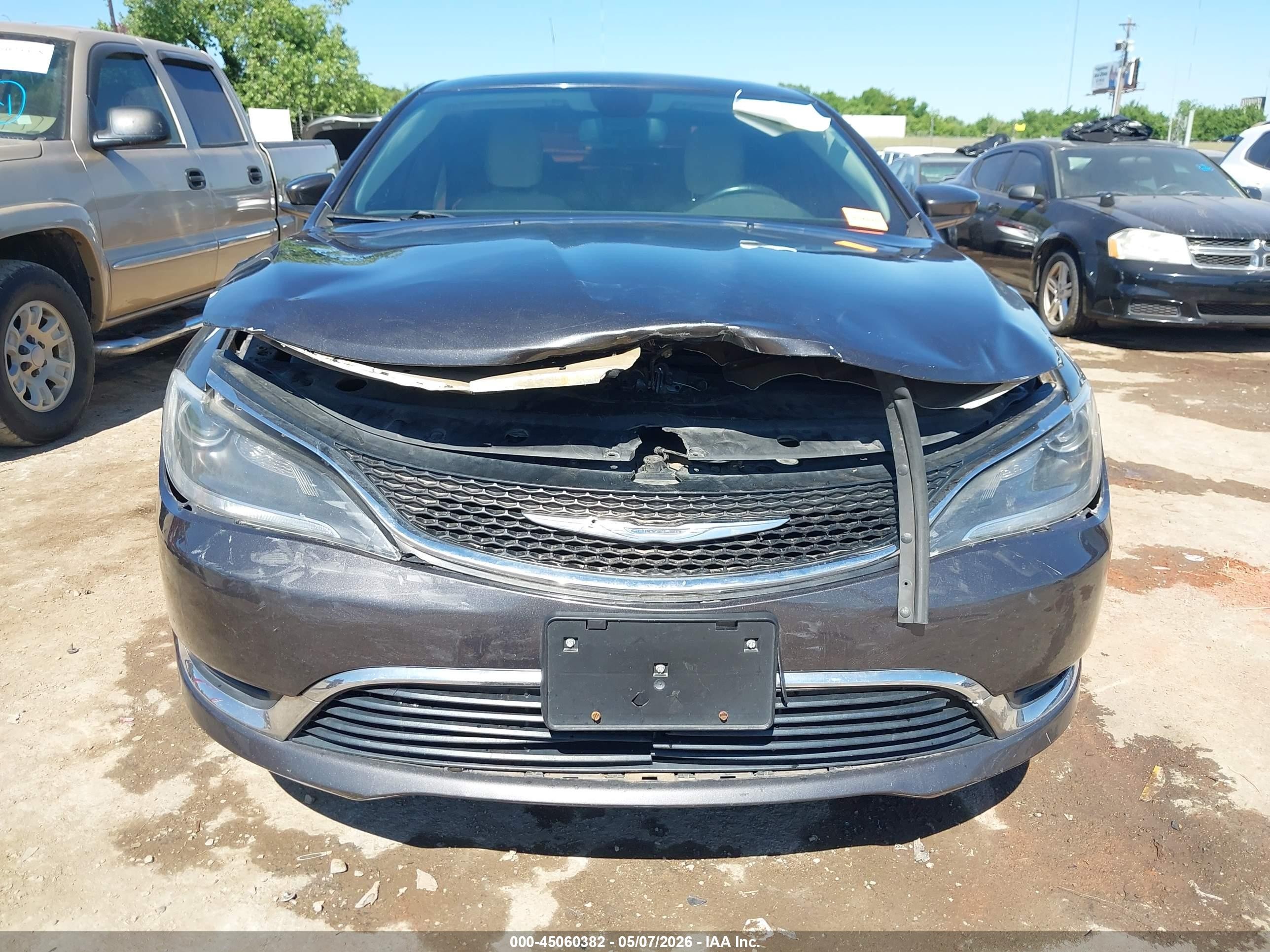 2015 Chrysler 200 Limited Черный vin: 1C3CCCAB5FN610854