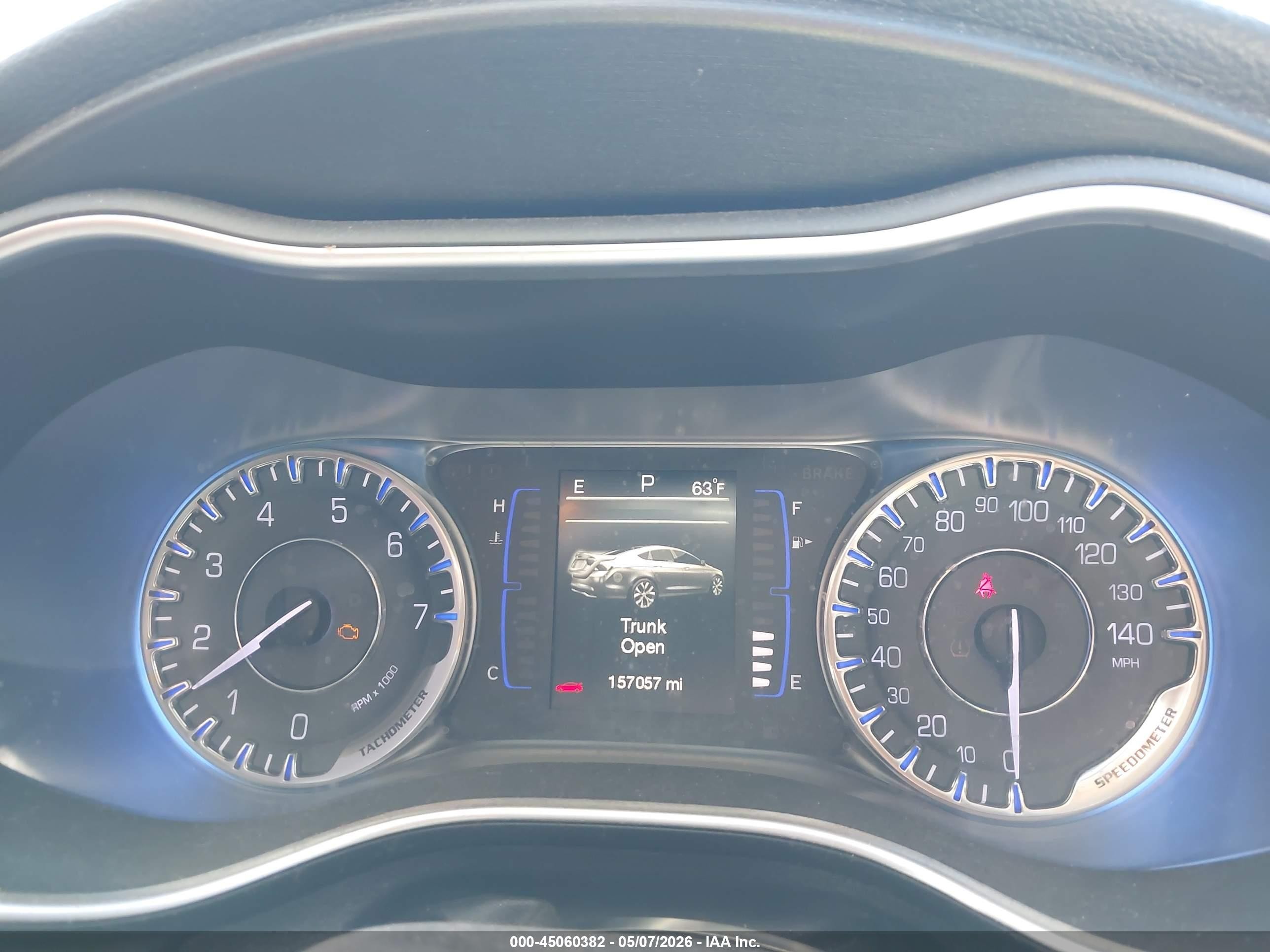 2015 Chrysler 200 Limited Черный vin: 1C3CCCAB5FN610854