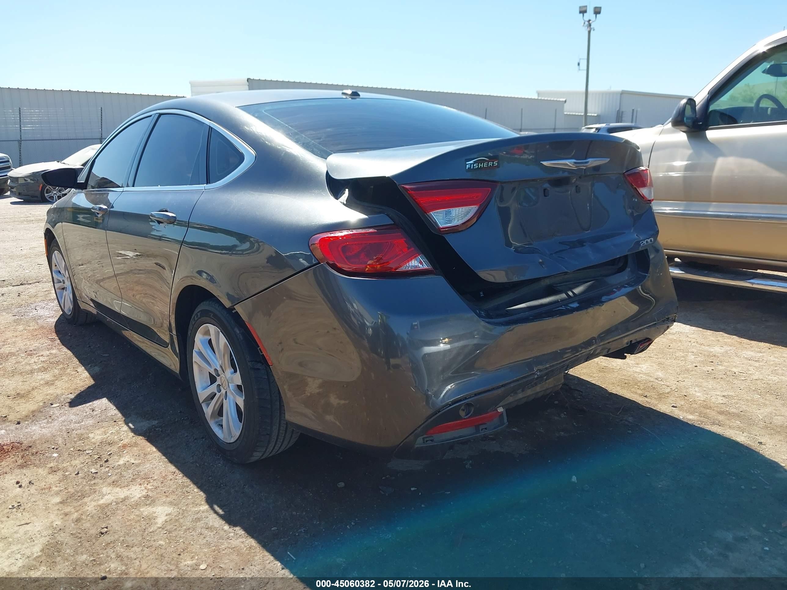 2015 Chrysler 200 Limited Черный vin: 1C3CCCAB5FN610854