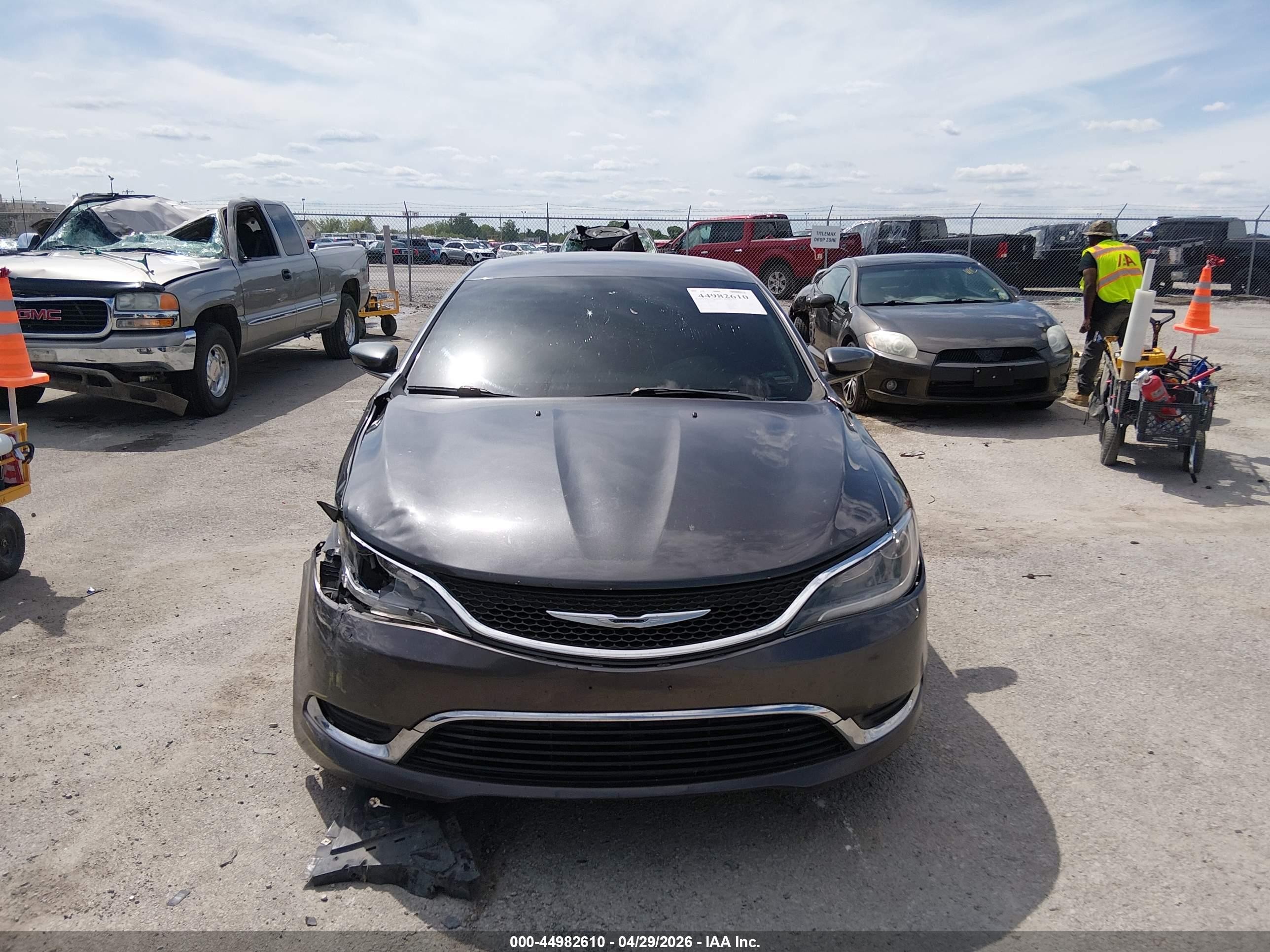 2015 Chrysler 200 Limited Gray vin: 1C3CCCAB5FN616637