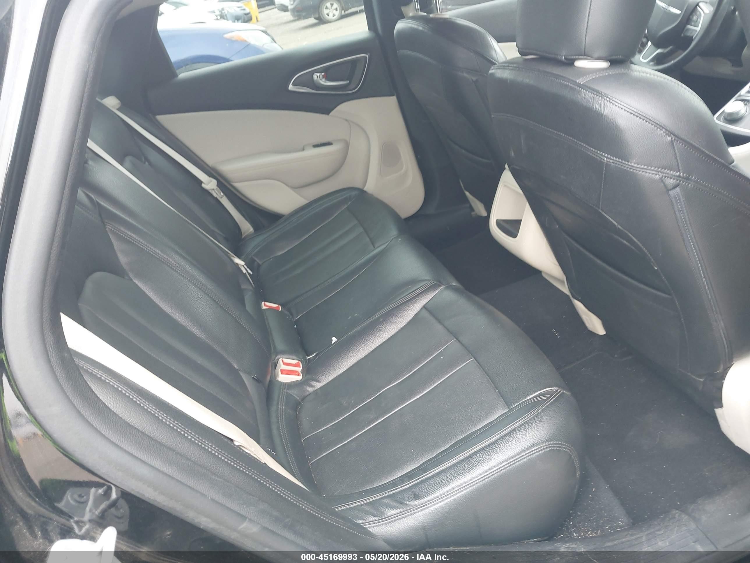 2015 Chrysler 200 Limited Black vin: 1C3CCCAB5FN657639