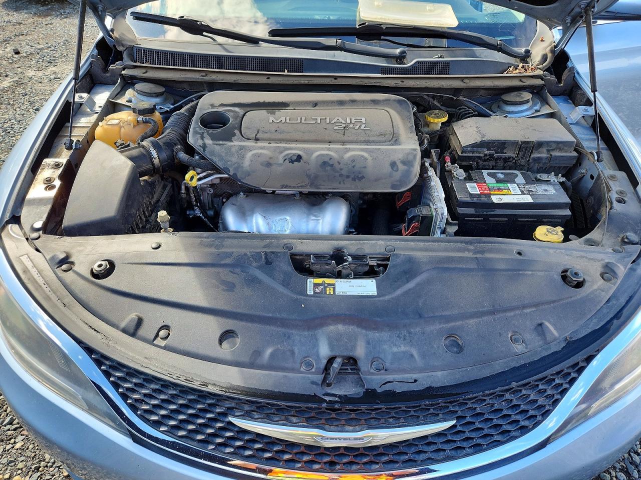 2015 Chrysler 200 Limited Blue vin: 1C3CCCAB5FN666454
