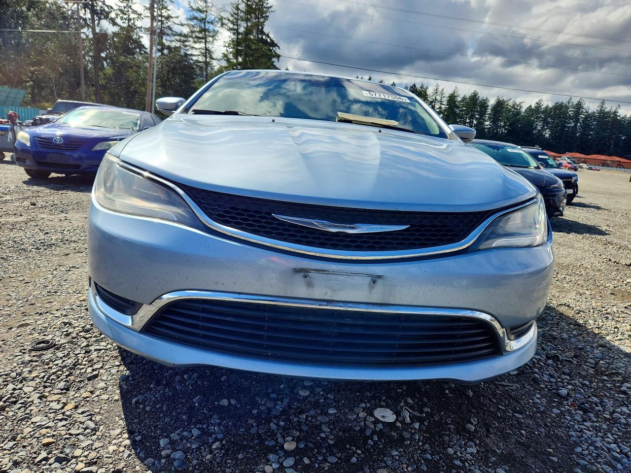 2015 Chrysler 200 Limited Blue vin: 1C3CCCAB5FN666454