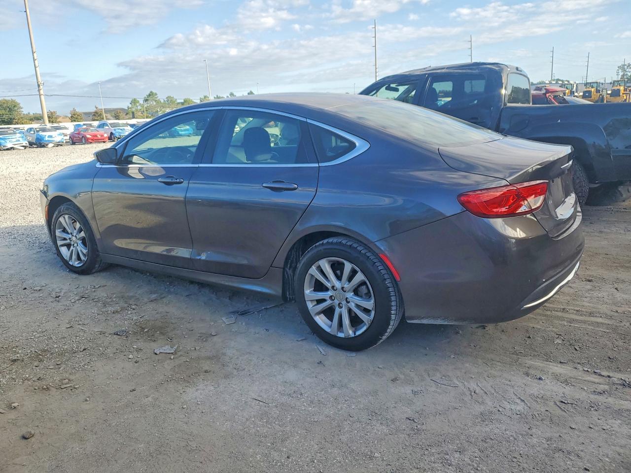2015 Chrysler 200 Limited Gray vin: 1C3CCCAB5FN683237