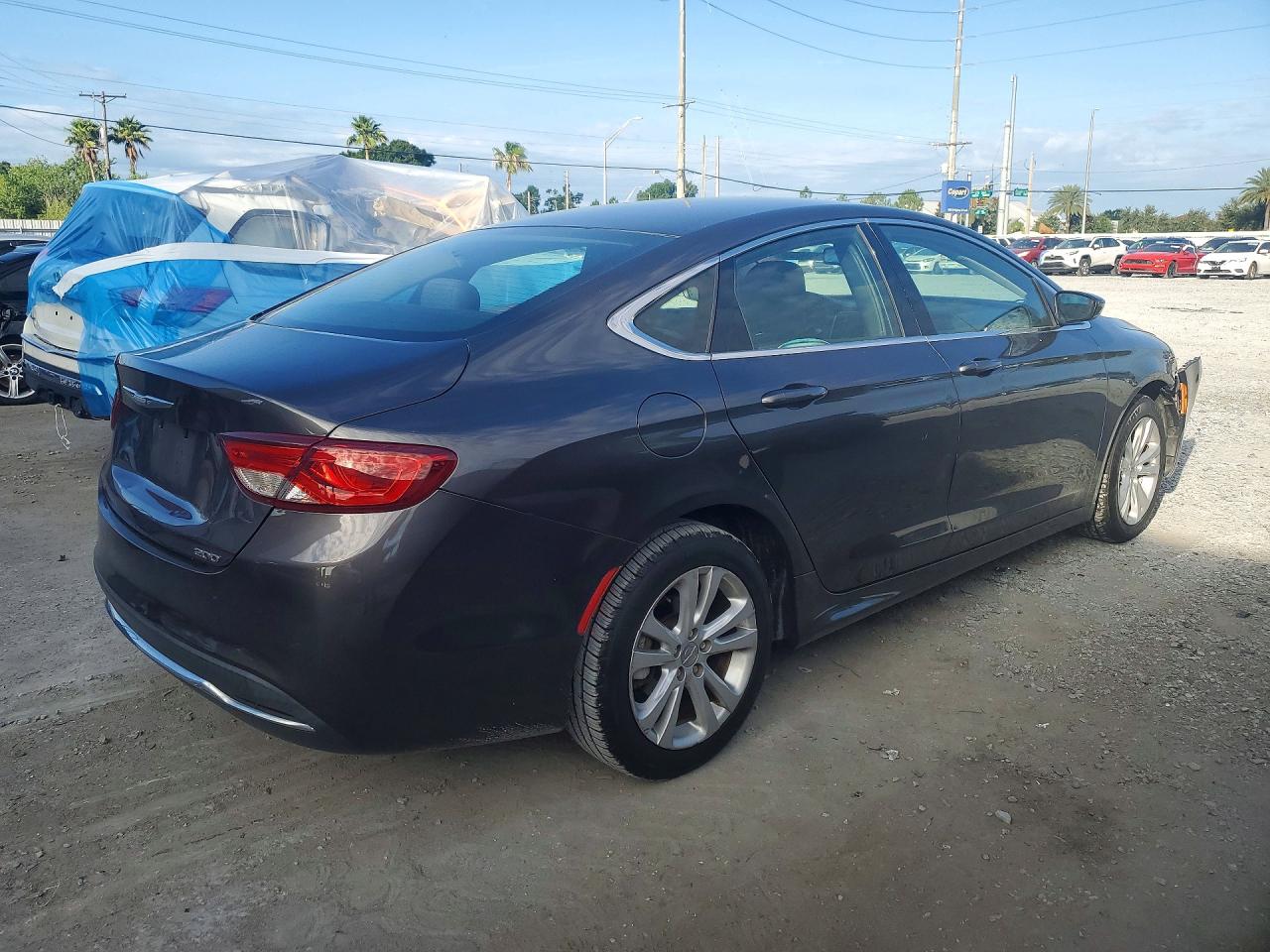 2015 Chrysler 200 Limited Gray vin: 1C3CCCAB5FN683237