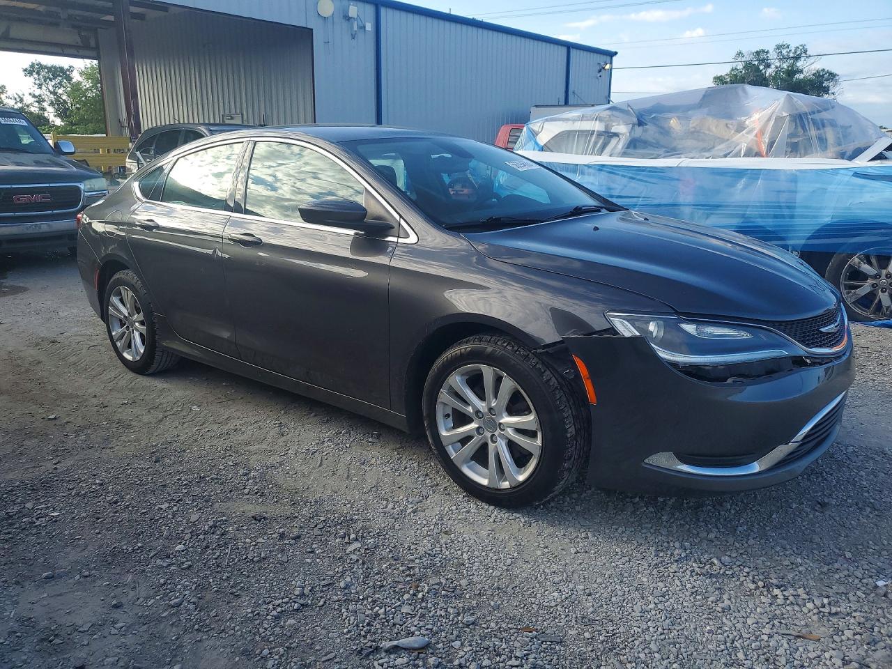 2015 Chrysler 200 Limited Gray vin: 1C3CCCAB5FN683237