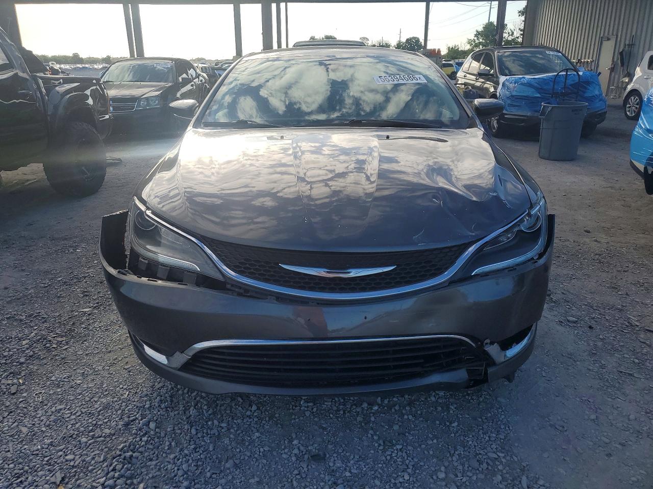 2015 Chrysler 200 Limited Gray vin: 1C3CCCAB5FN683237