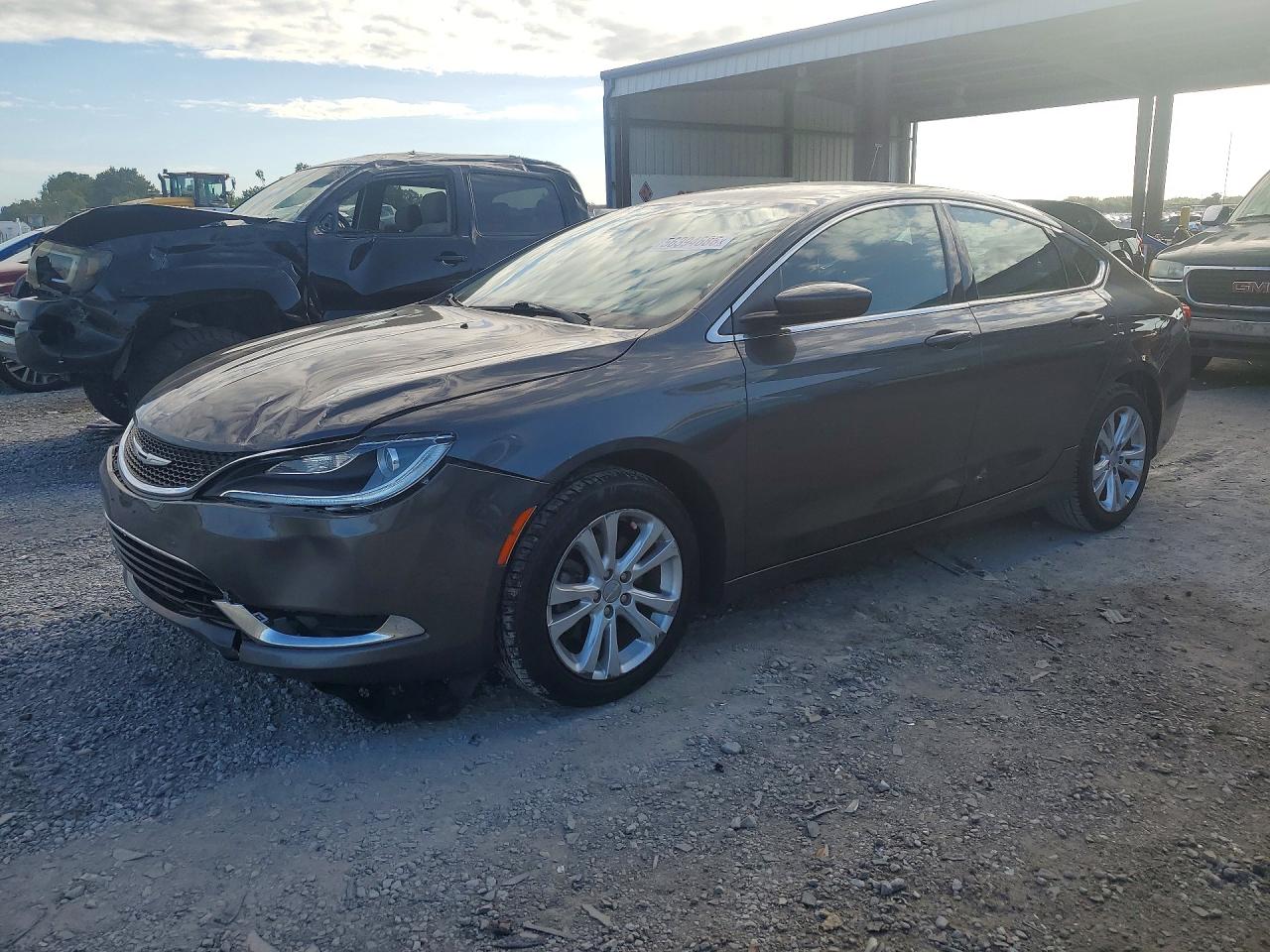 2015 Chrysler 200 Limited Gray vin: 1C3CCCAB5FN683237