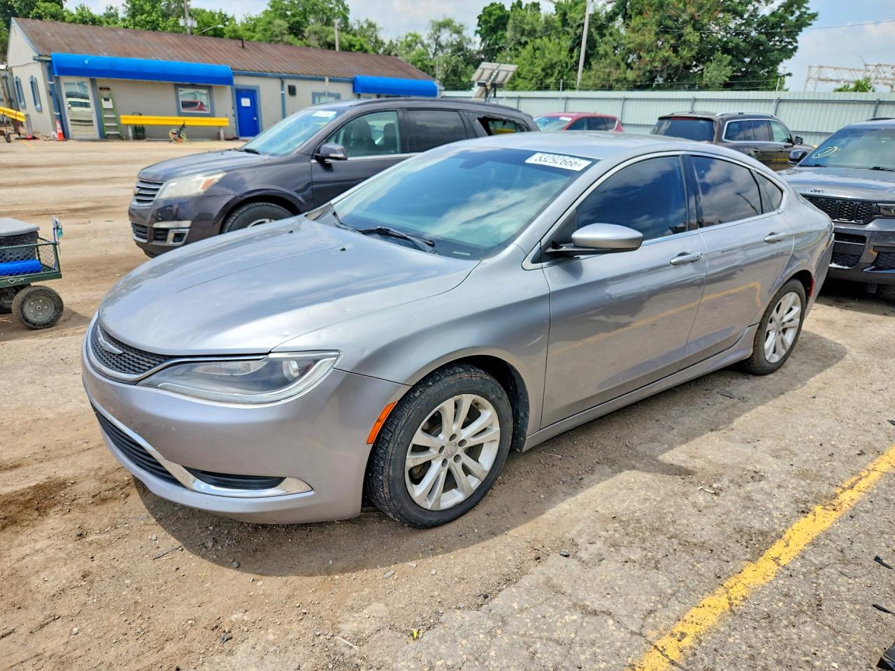 2015 Chrysler 200 Limited Silver vin: 1C3CCCAB5FN688731