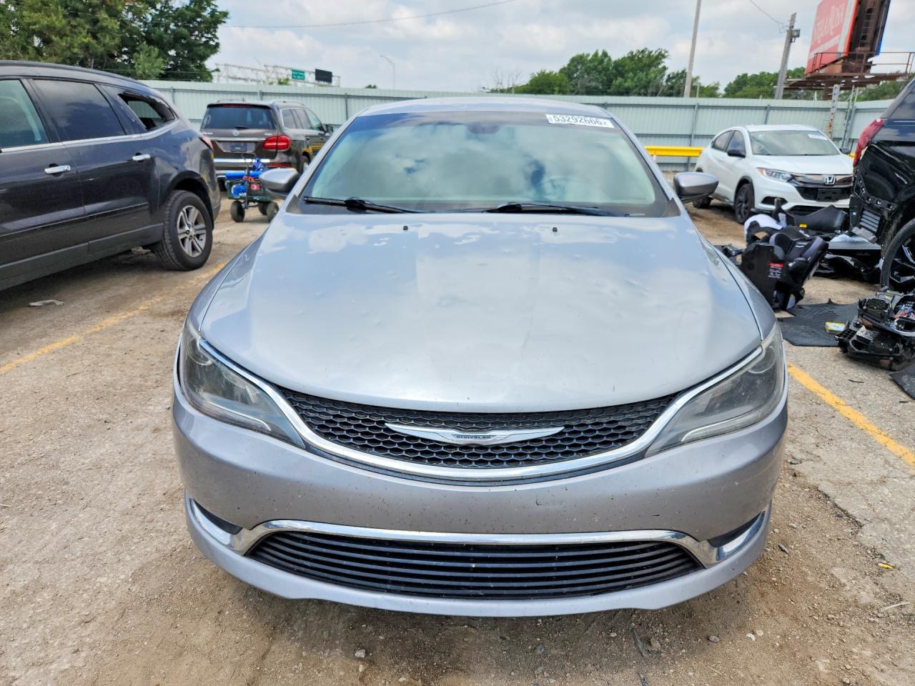 2015 Chrysler 200 Limited Silver vin: 1C3CCCAB5FN688731