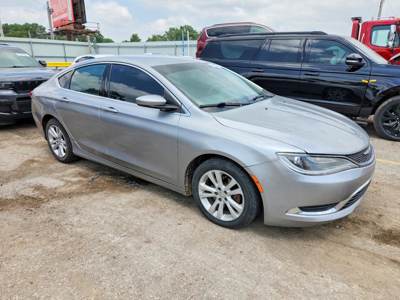 2015 Chrysler 200 Limited Silver vin: 1C3CCCAB5FN688731