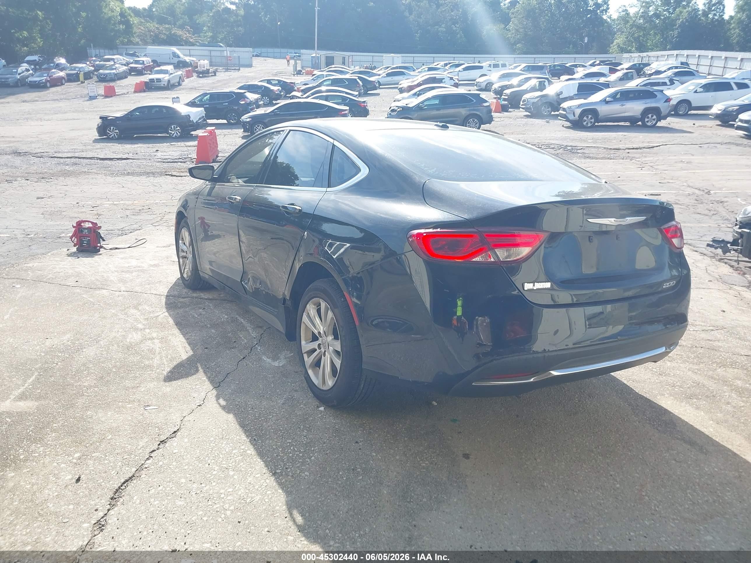 2015 Chrysler 200 Limited Black vin: 1C3CCCAB5FN705432