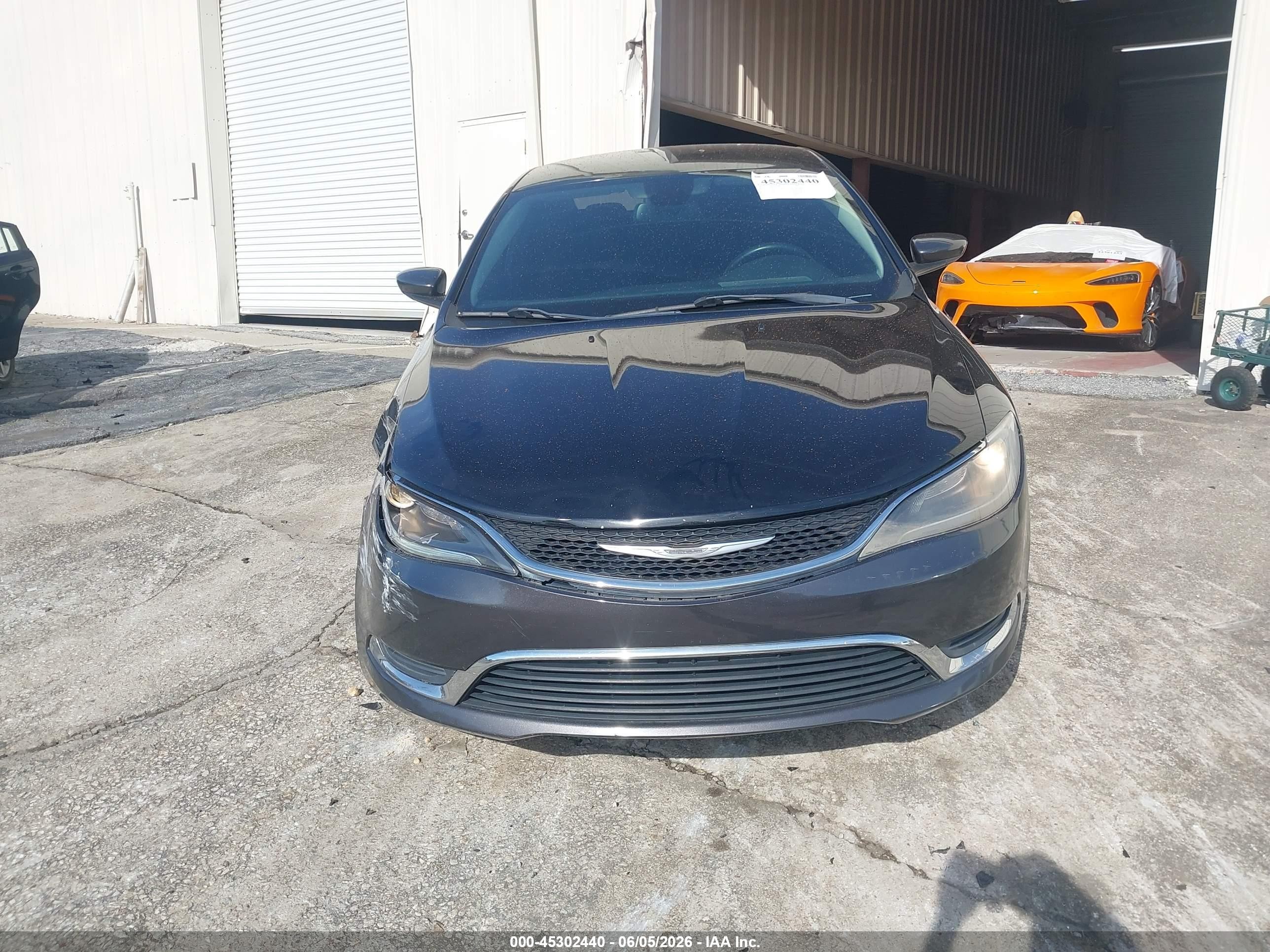 2015 Chrysler 200 Limited Black vin: 1C3CCCAB5FN705432