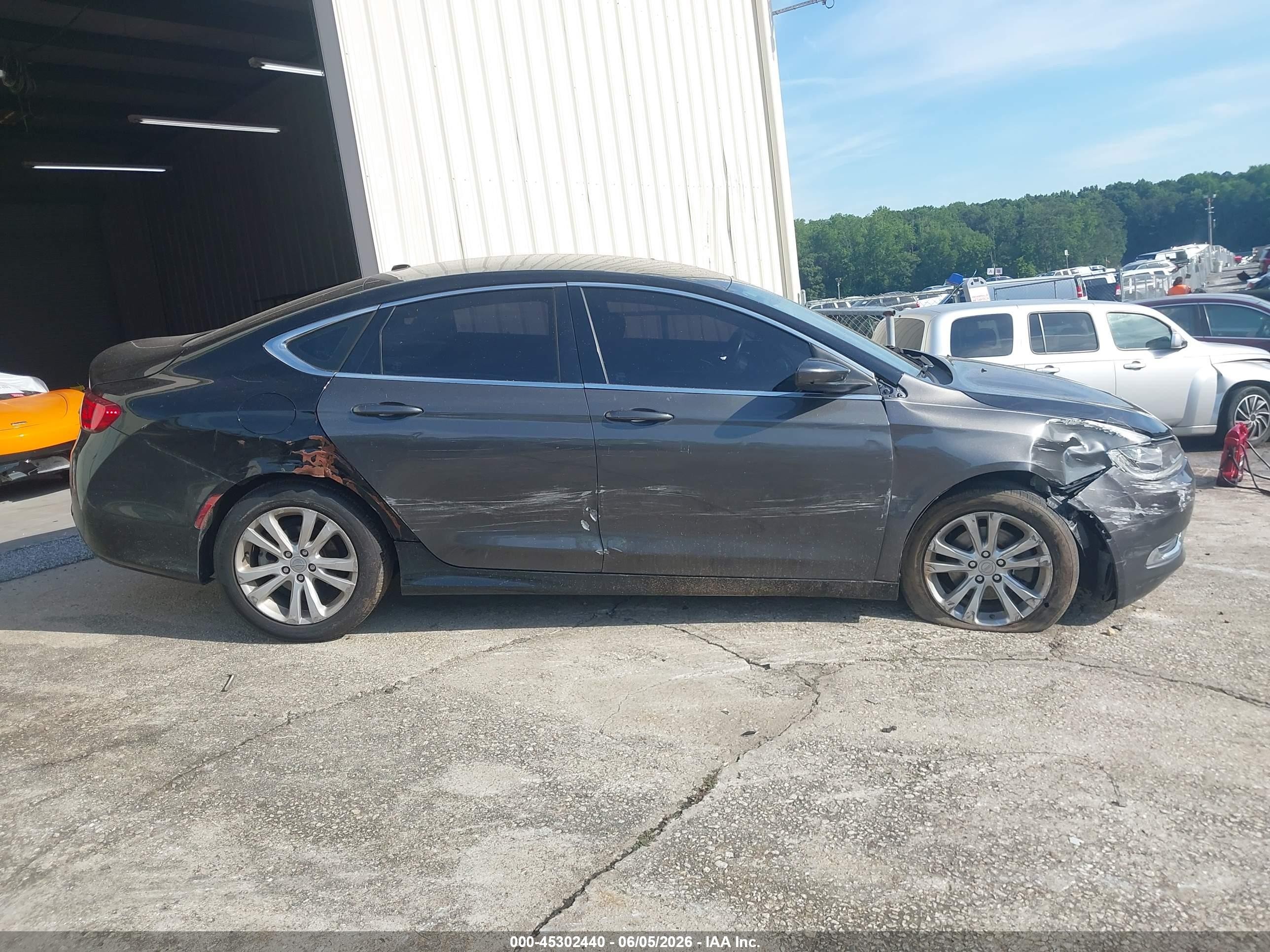 2015 Chrysler 200 Limited Black vin: 1C3CCCAB5FN705432