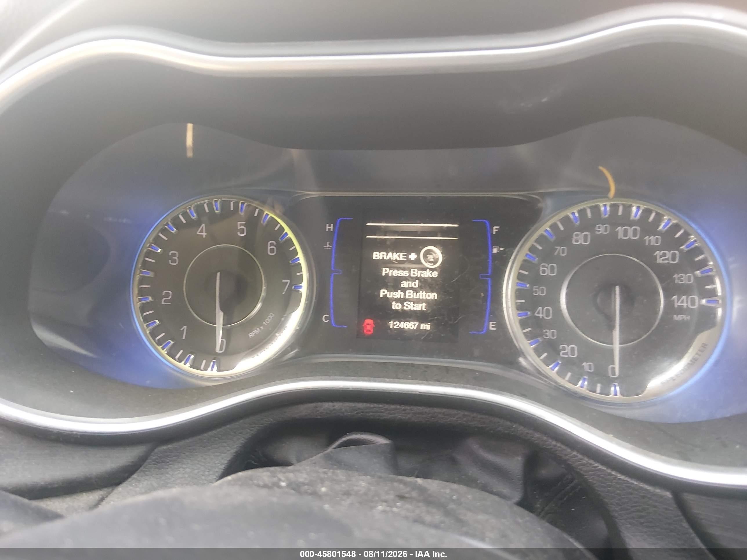 2015 Chrysler 200 Limited Blue vin: 1C3CCCAB5FN734980