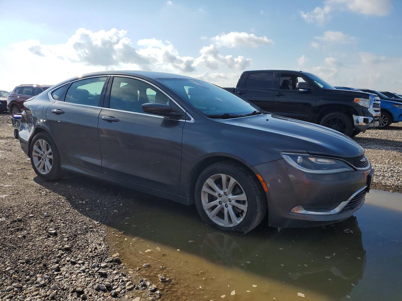 2015 Chrysler 200 Gray vin: 1C3CCCAB5FN739564