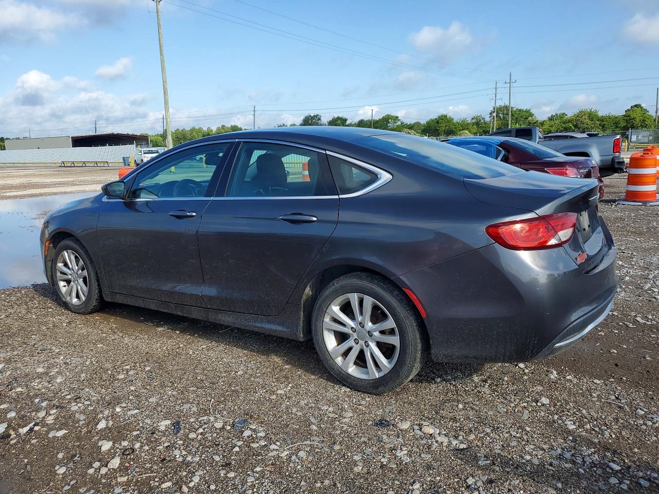 2015 Chrysler 200 Gray vin: 1C3CCCAB5FN739564
