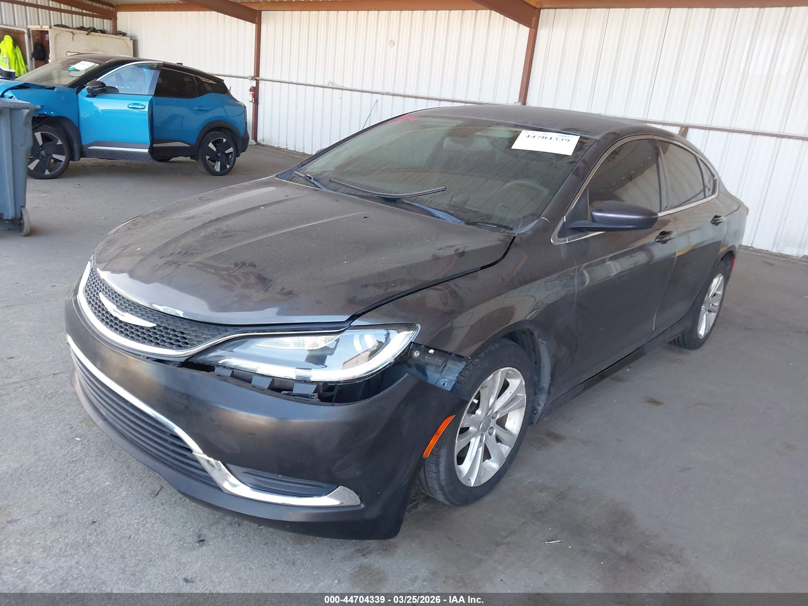 2015 Chrysler 200 Limited Gray vin: 1C3CCCAB6FN502811