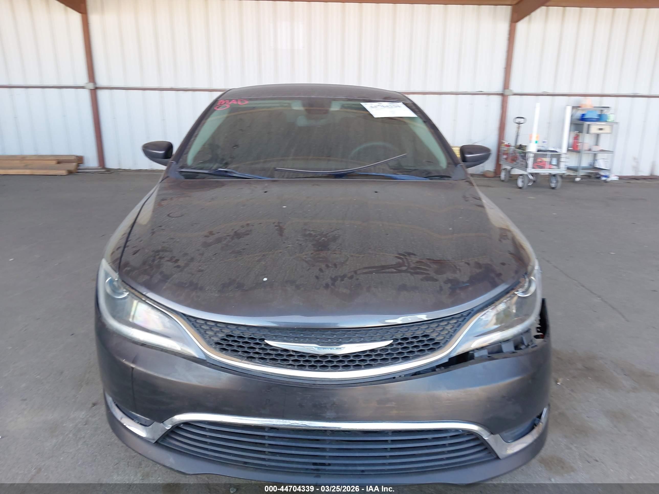 2015 Chrysler 200 Limited Gray vin: 1C3CCCAB6FN502811