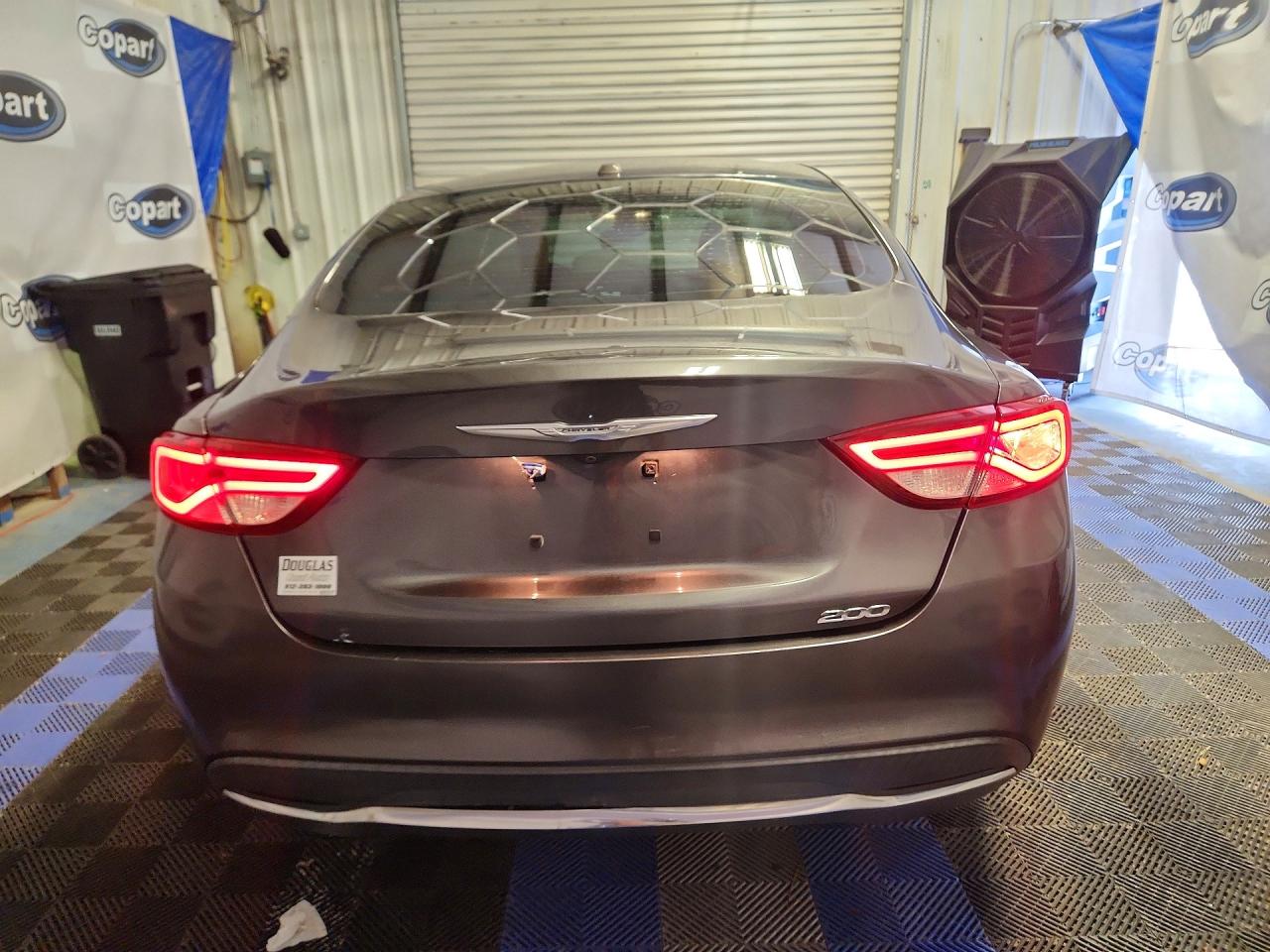 2015 Chrysler 200 Limited Gray vin: 1C3CCCAB6FN504624
