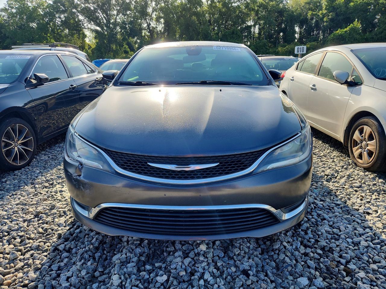 2015 Chrysler 200 Limited Gray vin: 1C3CCCAB6FN504624
