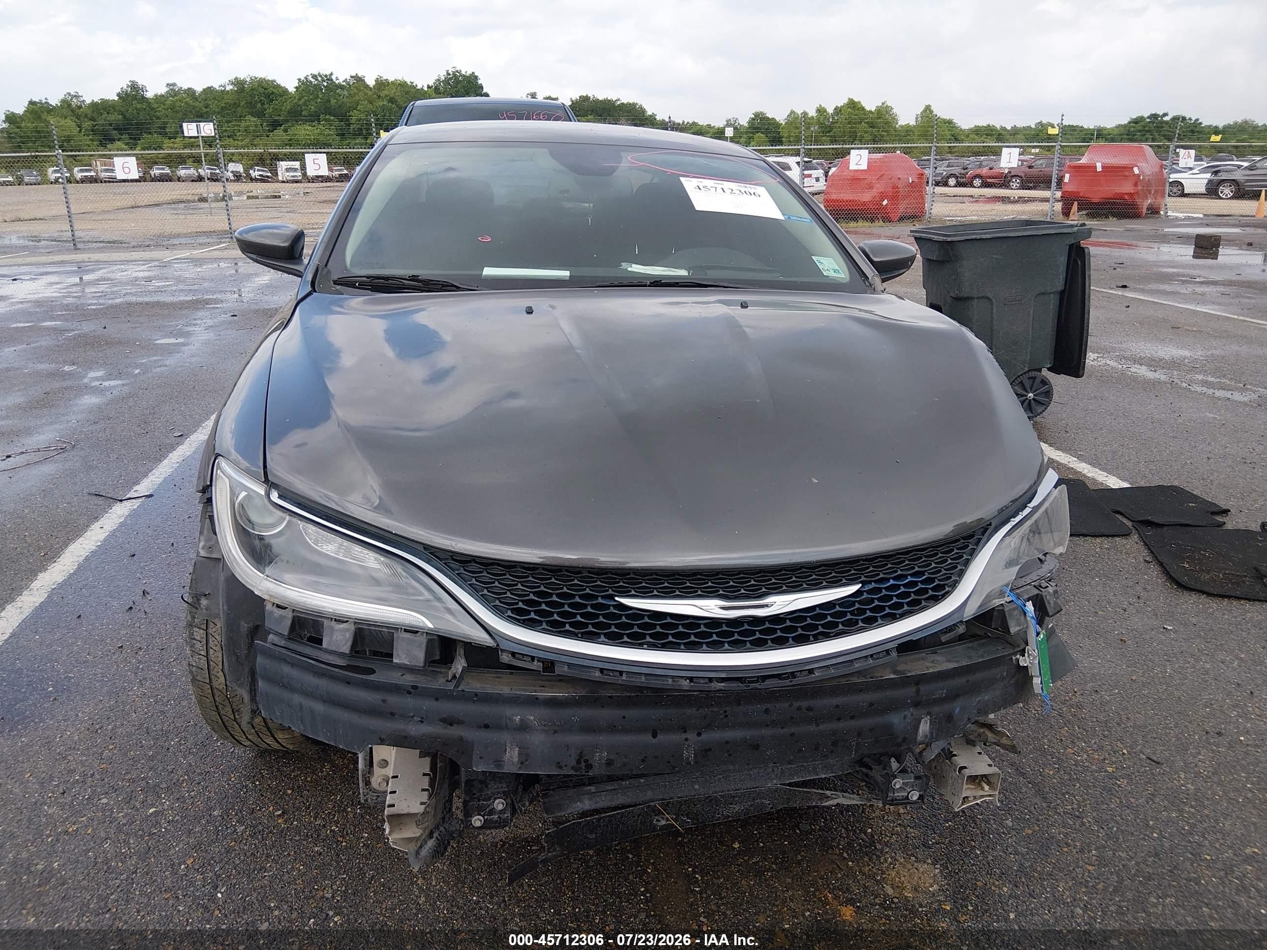 2015 Chrysler 200 Limited Gray vin: 1C3CCCAB6FN505160
