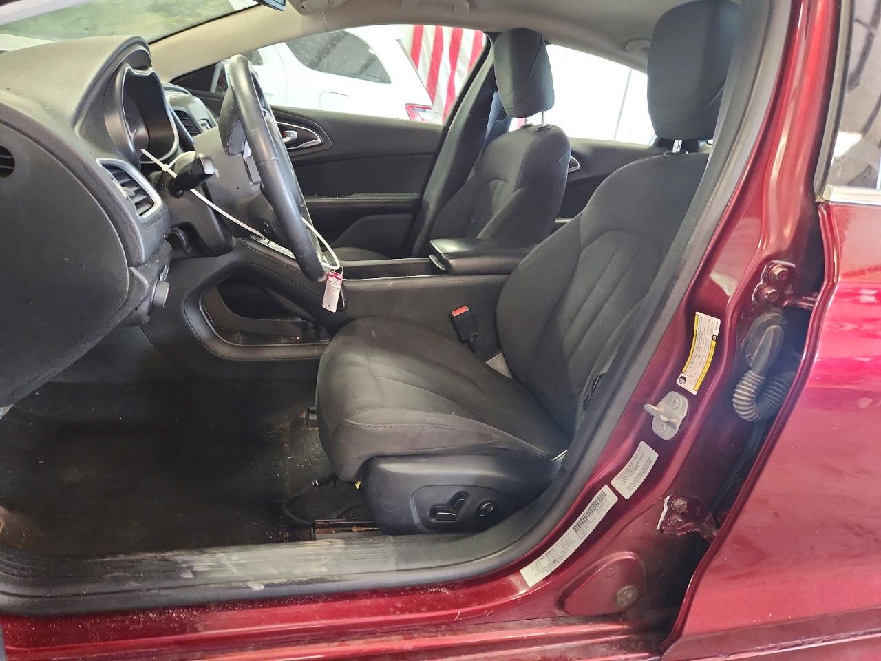 2015 Chrysler 200 Limited Maroon vin: 1C3CCCAB6FN533069