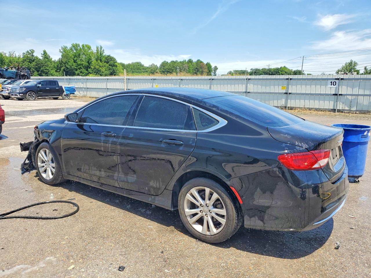 2015 Chrysler 200 Limited Black vin: 1C3CCCAB6FN578447